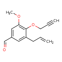 3-methoxy-5-(prop-2-en-1-yl)-4-(prop-2-yn-1-yloxy)benzaldehyde