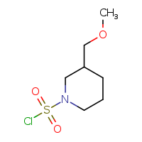 3-(methoxymethyl)piperidine-1-sulfonyl chloride