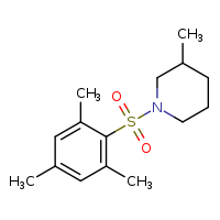 3-methyl-1-(2,4,6-trimethylbenzenesulfonyl)piperidine