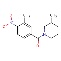 3-methyl-1-(3-methyl-4-nitrobenzoyl)piperidine
