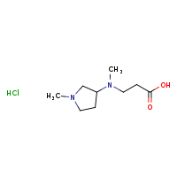 3-[methyl(1-methylpyrrolidin-3-yl)amino]propanoic acid hydrochloride