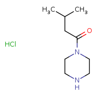3-methyl-1-(piperazin-1-yl)butan-1-one hydrochloride