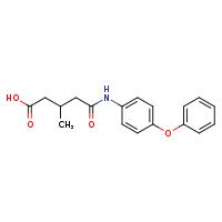 3-methyl-4-[(4-phenoxyphenyl)carbamoyl]butanoic acid