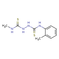 3-[(methylcarbamothioyl)amino]-1-(2-methylphenyl)thiourea