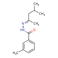 3-methyl-N'-[(2E)-4-methylpentan-2-ylidene]benzohydrazide