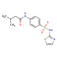 3-methyl-N-{4-[(1,3-thiazol-2-yl)sulfamoyl]phenyl}butanamide