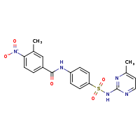 3-methyl-N-{4-[(4-methylpyrimidin-2-yl)sulfamoyl]phenyl}-4-nitrobenzamide