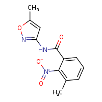 3-methyl-N-(5-methyl-1,2-oxazol-3-yl)-2-nitrobenzamide
