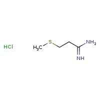 3-(methylsulfanyl)propanimidamide hydrochloride