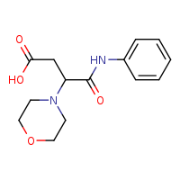 3-(morpholin-4-yl)-3-(phenylcarbamoyl)propanoic acid