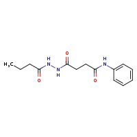 3-(N'-butanoylhydrazinecarbonyl)-N-phenylpropanamide