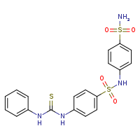 3-phenyl-1-{4-[(4-sulfamoylphenyl)sulfamoyl]phenyl}thiourea