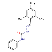 3-phenyl-1-[(E)-[(2,4,6-trimethylphenyl)methylidene]amino]urea