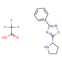 3-phenyl-5-[(2S)-pyrrolidin-2-yl]-1,2,4-oxadiazole; trifluoroacetic acid