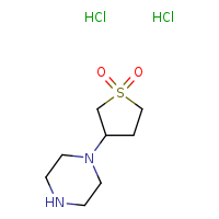 3-(piperazin-1-yl)-1??-thiolane-1,1-dione dihydrochloride