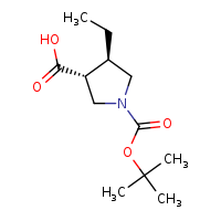 (3R,4R)-1-(tert-butoxycarbonyl)-4-ethylpyrrolidine-3-carboxylic acid