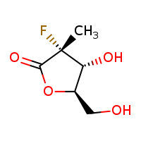 (3R,4R,5R)-3-fluoro-4-hydroxy-5-(hydroxymethyl)-3-methyloxolan-2-one