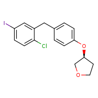 (3S)-3-{4-[(2-chloro-5-iodophenyl)methyl]phenoxy}oxolane