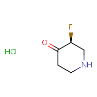 (3S)-3-fluoropiperidin-4-one hydrochloride