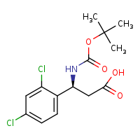 (3S)-3-[(tert-butoxycarbonyl)amino]-3-(2,4-dichlorophenyl)propanoic acid
