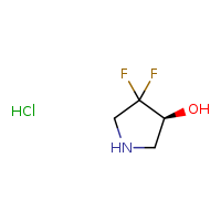 (3S)-4,4-difluoropyrrolidin-3-ol hydrochloride