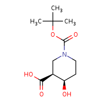 (3S,4R)-1-(tert-butoxycarbonyl)-4-hydroxypiperidine-3-carboxylic acid