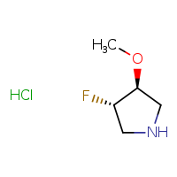 (3S,4S)-3-fluoro-4-methoxypyrrolidine hydrochloride