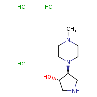 (3S,4S)-4-(4-methylpiperazin-1-yl)pyrrolidin-3-ol trihydrochloride