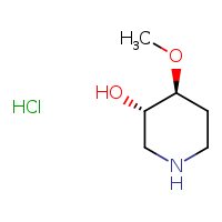 (3S,4S)-4-methoxypiperidin-3-ol hydrochloride