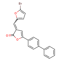 (3Z)-5-{[1,1'-biphenyl]-4-yl}-3-[(5-bromofuran-2-yl)methylidene]furan-2-one