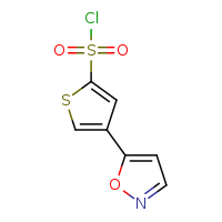 4-(1,2-oxazol-5-yl)thiophene-2-sulfonyl chloride