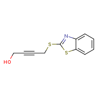 4-(1,3-benzothiazol-2-ylsulfanyl)but-2-yn-1-ol