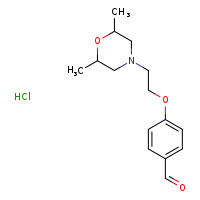 4-[2-(2,6-dimethylmorpholin-4-yl)ethoxy]benzaldehyde hydrochloride