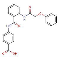 4-[2-(2-phenoxyacetamido)benzamido]benzoic acid