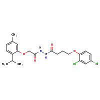 4-(2,4-dichlorophenoxy)-N'-[2-(2-isopropyl-5-methylphenoxy)acetyl]butanehydrazide