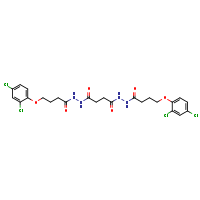 4-(2,4-dichlorophenoxy)-N'-(3-{N'-[4-(2,4-dichlorophenoxy)butanoyl]hydrazinecarbonyl}propanoyl)butanehydrazide