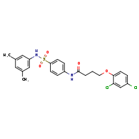 4-(2,4-dichlorophenoxy)-N-{4-[(3,5-dimethylphenyl)sulfamoyl]phenyl}butanamide