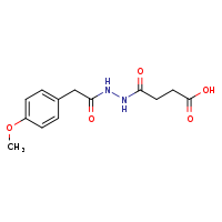 4-[2-(4-methoxyphenyl)acetohydrazido]-4-oxobutanoic acid