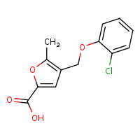 4-(2-chlorophenoxymethyl)-5-methylfuran-2-carboxylic acid