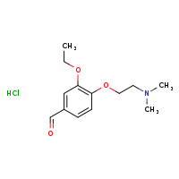4-[2-(dimethylamino)ethoxy]-3-ethoxybenzaldehyde hydrochloride