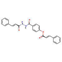 4-{[(2E)-3-phenylprop-2-enehydrazido]carbonyl}phenyl (2E)-3-phenylprop-2-enoate