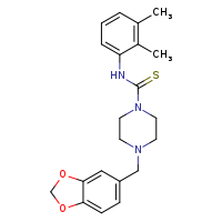 4-(2H-1,3-benzodioxol-5-ylmethyl)-N-(2,3-dimethylphenyl)piperazine-1-carbothioamide