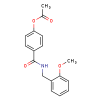 4-{[(2-methoxyphenyl)methyl]carbamoyl}phenyl acetate