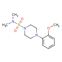 4-(2-methoxyphenyl)-N,N-dimethylpiperazine-1-sulfonamide