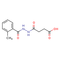 4-[(2-methylphenyl)formohydrazido]-4-oxobutanoic acid