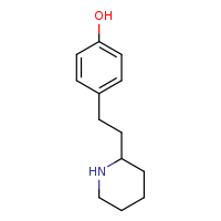 4-[2-(piperidin-2-yl)ethyl]phenol
