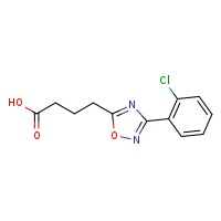 4-[3-(2-chlorophenyl)-1,2,4-oxadiazol-5-yl]butanoic acid