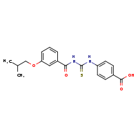 4-[({[3-(2-methylpropoxy)phenyl]formamido}methanethioyl)amino]benzoic acid