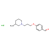 4-[3-(3-methylpiperidin-1-yl)propoxy]benzaldehyde hydrochloride