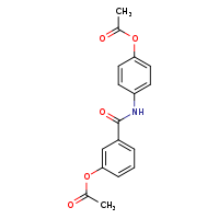 4-[3-(acetyloxy)benzamido]phenyl acetate